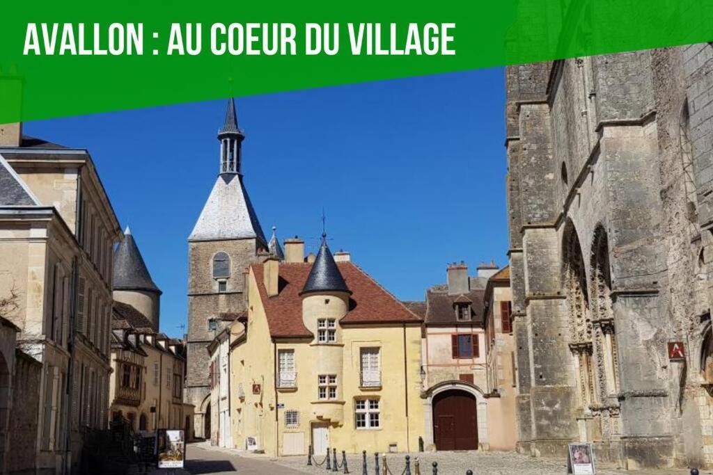 La Fontaine Neuve-Avallon-5 Personnes-1 Chambre-3 Lits-Parking-Wifi Esterno foto