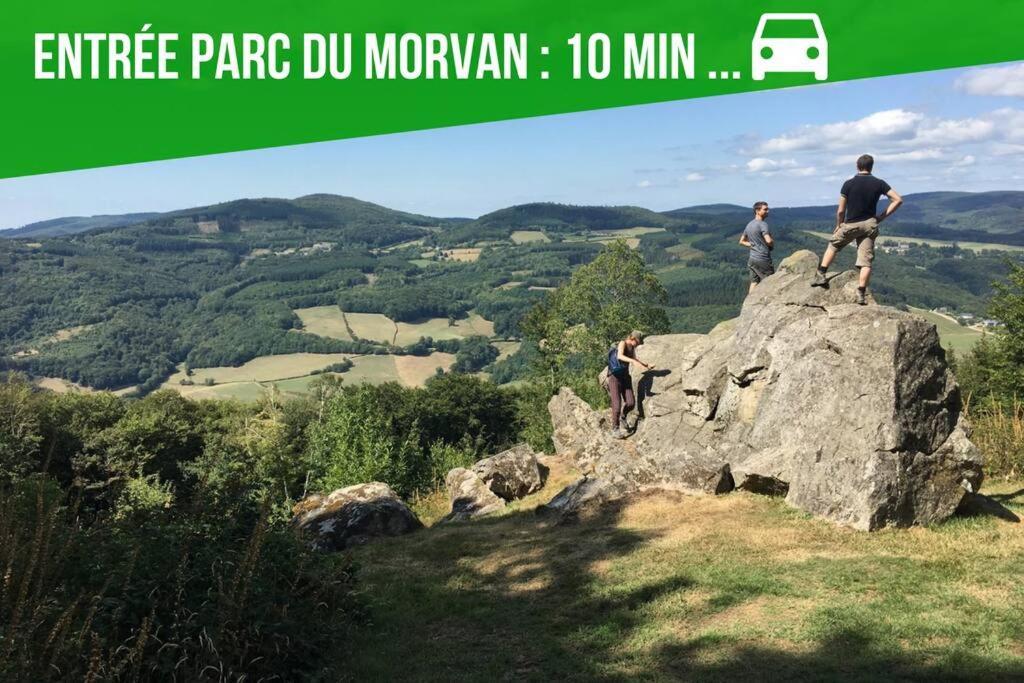 La Fontaine Neuve-Avallon-5 Personnes-1 Chambre-3 Lits-Parking-Wifi Esterno foto